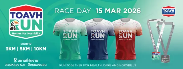 TOAVH RUN Homes for Hornbills's banner